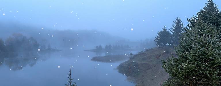 768-324，普达措，水面的雾2